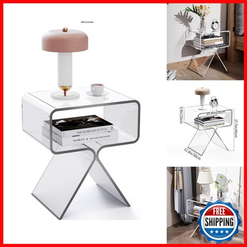 Solaround clear nightstand - solaround,